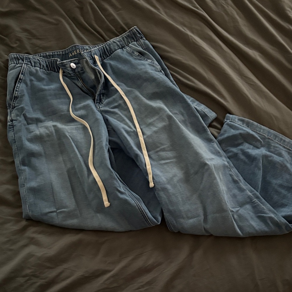 American Eagle Outfitters Blue Flare Jeans